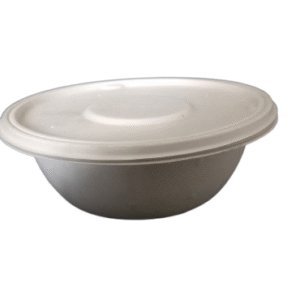 500ML ROUND BAGASSE CONTAINERS WITH LID