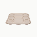 8 CP Cornstarch Meal Tray with Lid