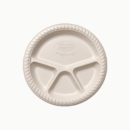 12" 4CP Disposable Plate