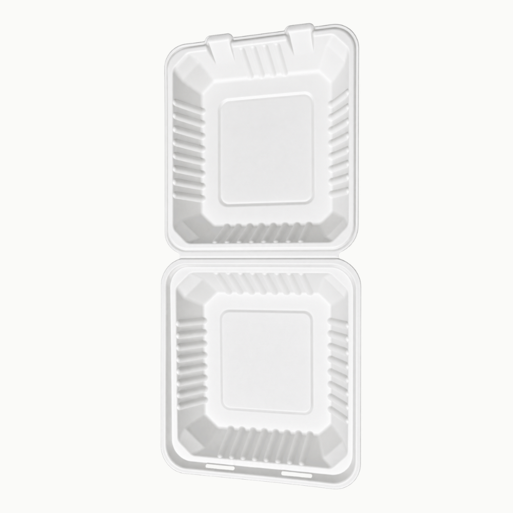 8" Clamshell Food Container