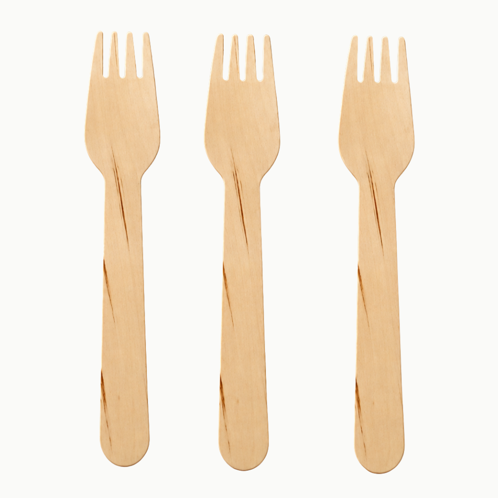 14 cm Wooden Fork