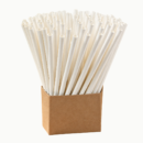 White Paper Straw 10″ × 6mm