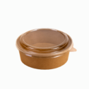 750ml Kraft Paper Salad Bowl with PET Lid (26oz)