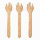 16 cm Wooden Spork